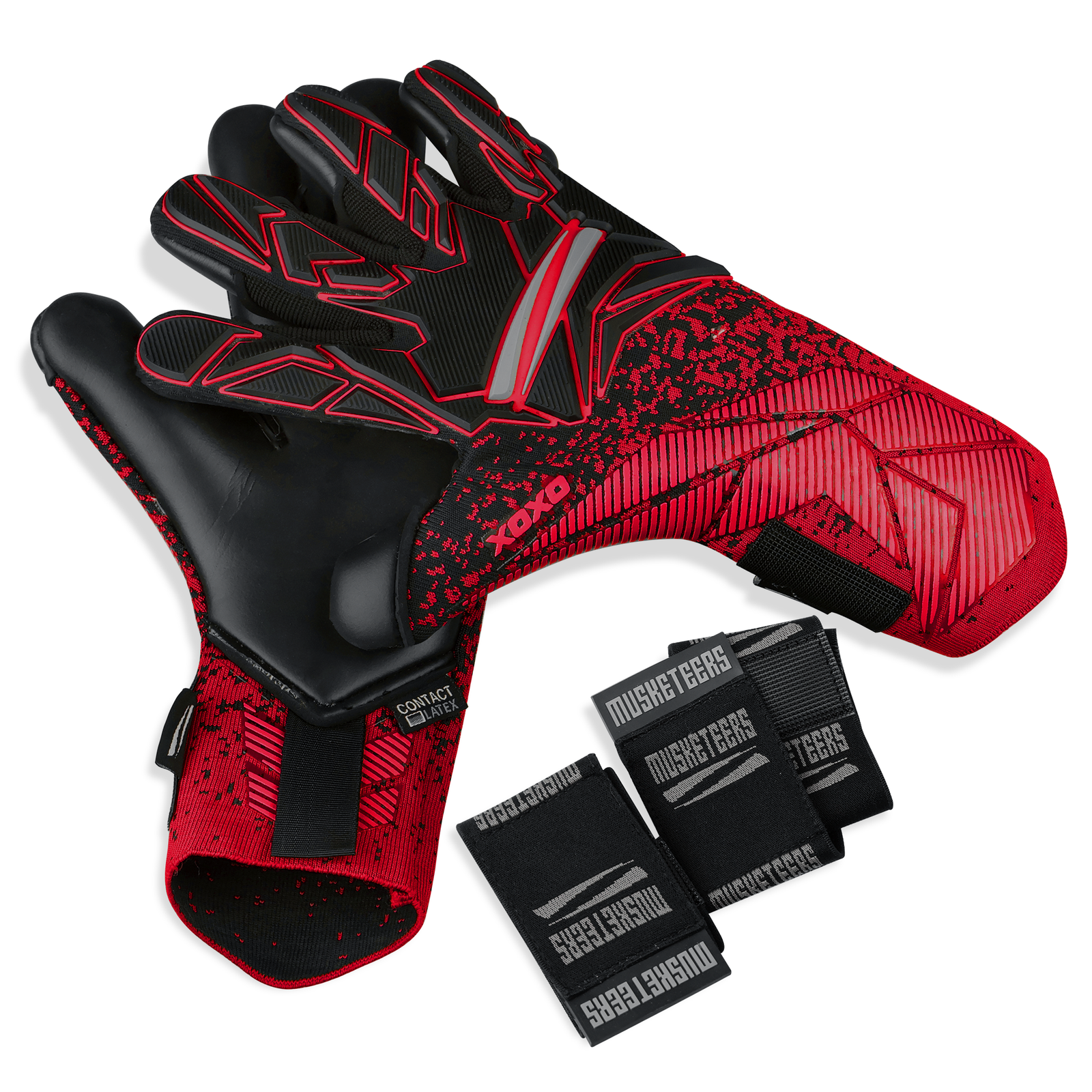 Musketeers Elite Goalkeeper gloves-Red