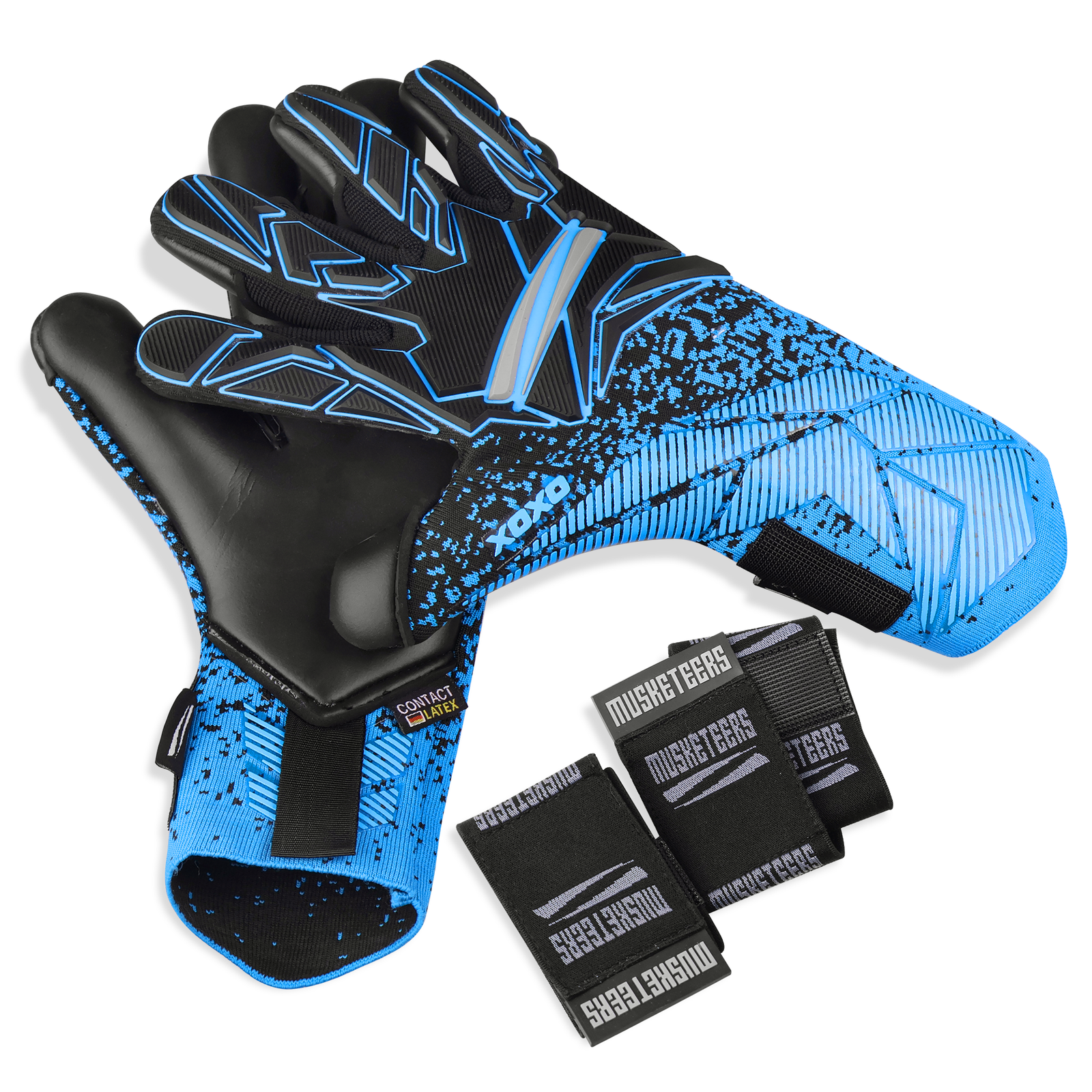 Musketeers Elite Goalkeeper gloves-blue