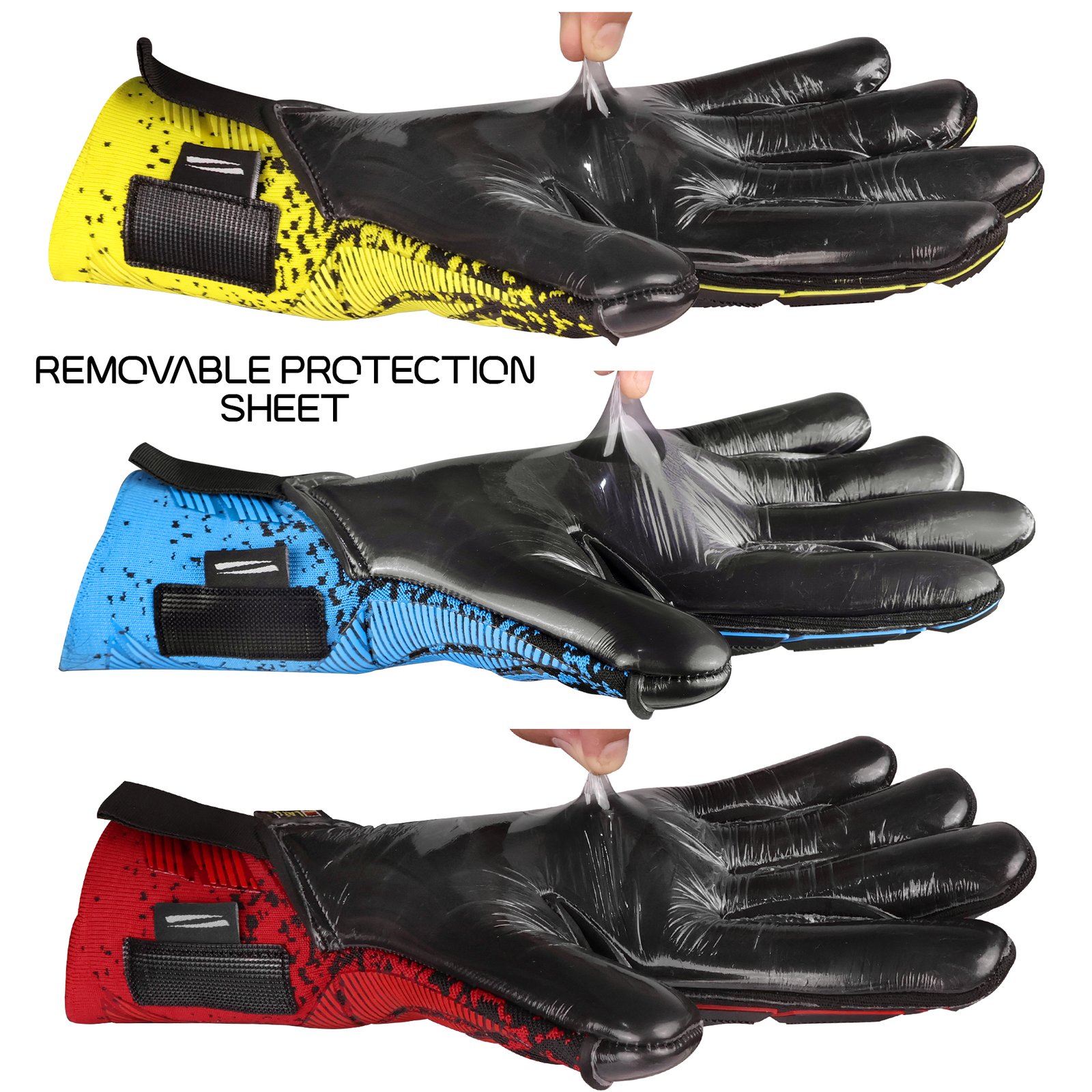 Musketeers Elite Goalkeeper gloves-Yellow - Image 3